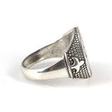 Professional 925 Sterling Silver Engraved Men's Ring