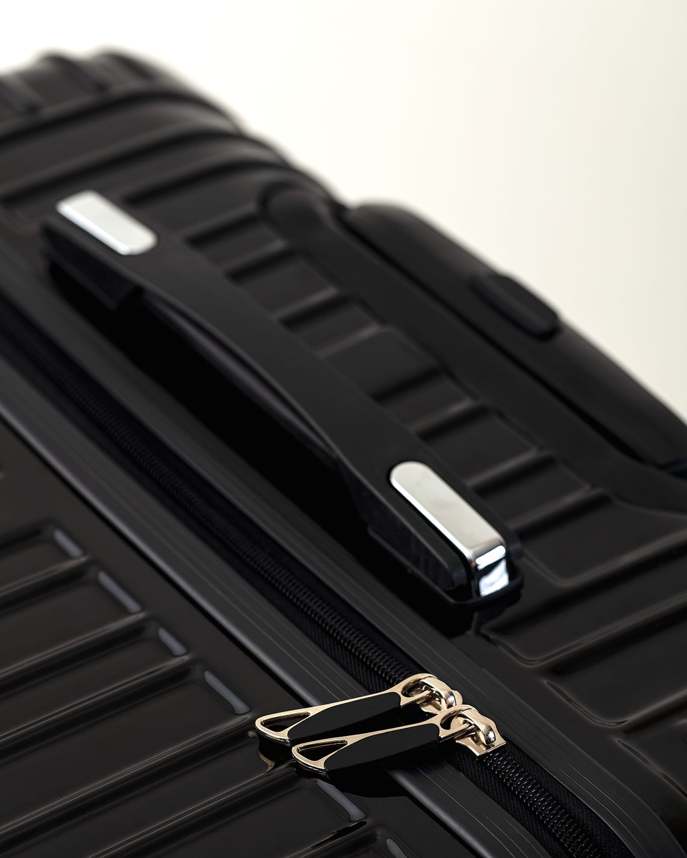 Black Carry-On Suitcase - Cabin Size Travel Luggage