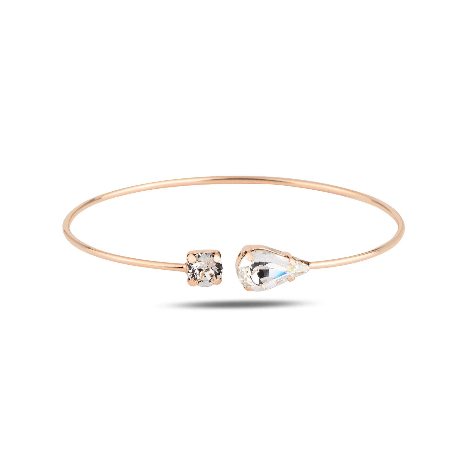 Armband aus Sterlingsilber mit Swarovski-Kristall-Design