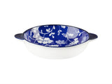 New Bone China Handled Plate - Rêve Bleu Collection