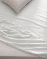 Full Size 100% Cotton Ranforce Fitted Sheet - Soft & Breathable Bedding