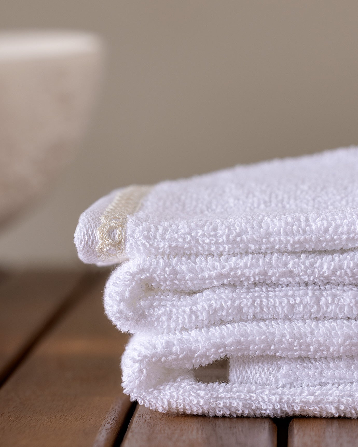 100 % Baumwoll-Handtuch-Set, 2-teilig – Saugfähige weiße und gelbe Handtücher