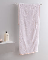 Powder Pink Cotton Bath Towel - Ultra Soft & Absorbent