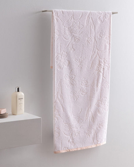 Powder Pink Cotton Bath Towel - Ultra Soft & Absorbent