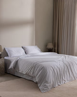 Yuviera Embroidered 100% Cotton Double Duvet Cover Set