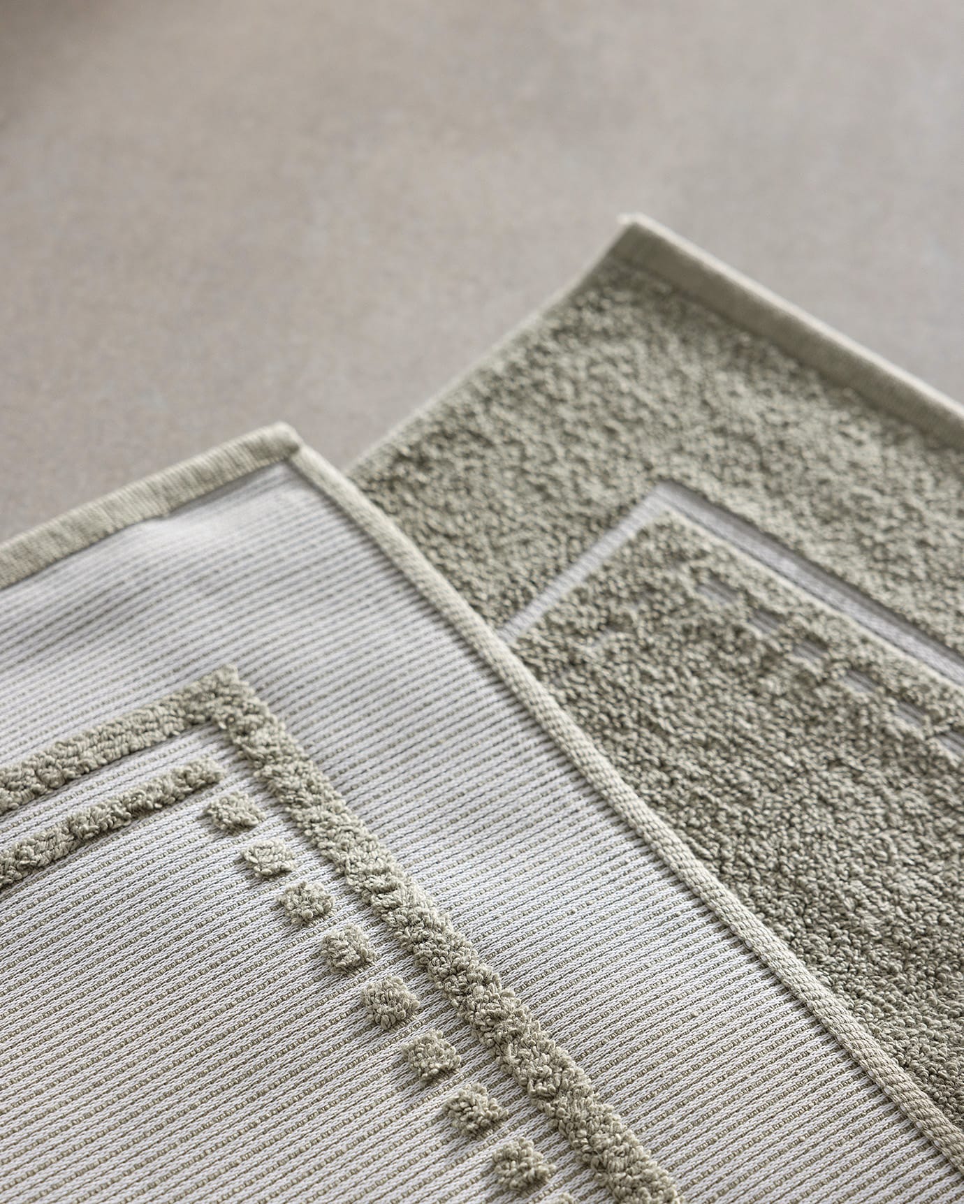 Premium Cotton Bath Mat for Bathroom – Soft & Absorbent Foot Towel – Khaki, 50x80 cm