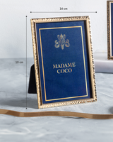 Cadre Photo Décoratif Violetta Gold - Élégant Accent pour la Maison