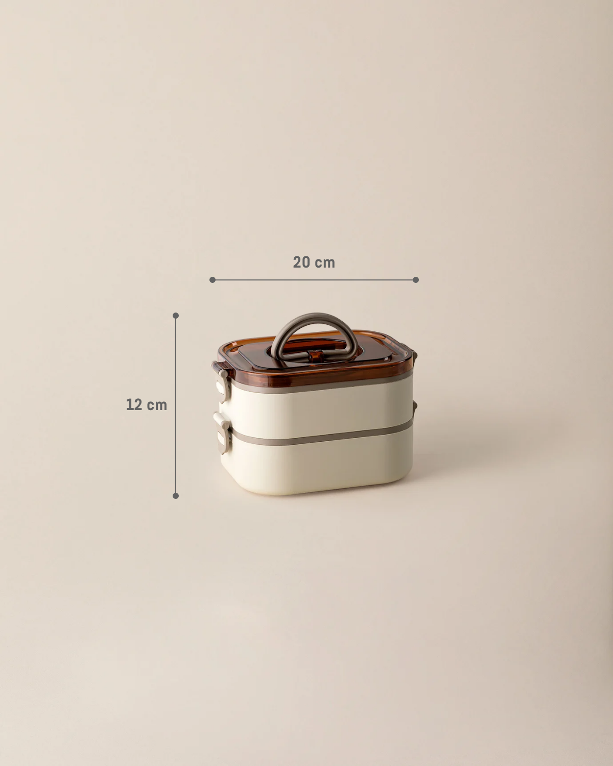 2-Tier Stackable Food Storage Container