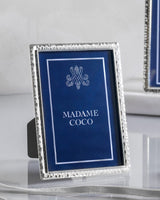 Silver Metal Photo Frame - Elegant Violetta Design