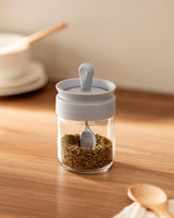 210ml Spice Jar with Spoon - Kitchen Food Storage Container