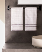 2-Pack 100% Cotton Hand Towels - Cream - Soft & Absorbent