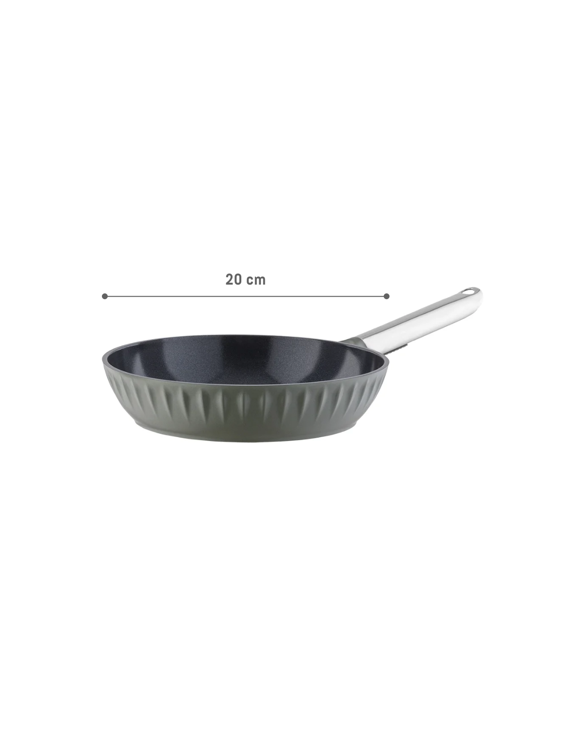Green Non-Stick Frying Pan Skillet - 20 cm Cookware