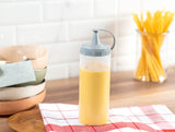Durable Plastic Sauce & Dressing Bottle - Modern Minimalist Design