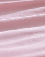 Twin Size 100% Cotton Jersey Fitted Sheet - Dusty Rose