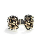 Professional Sterling Silver Double Eagle Men's Ring