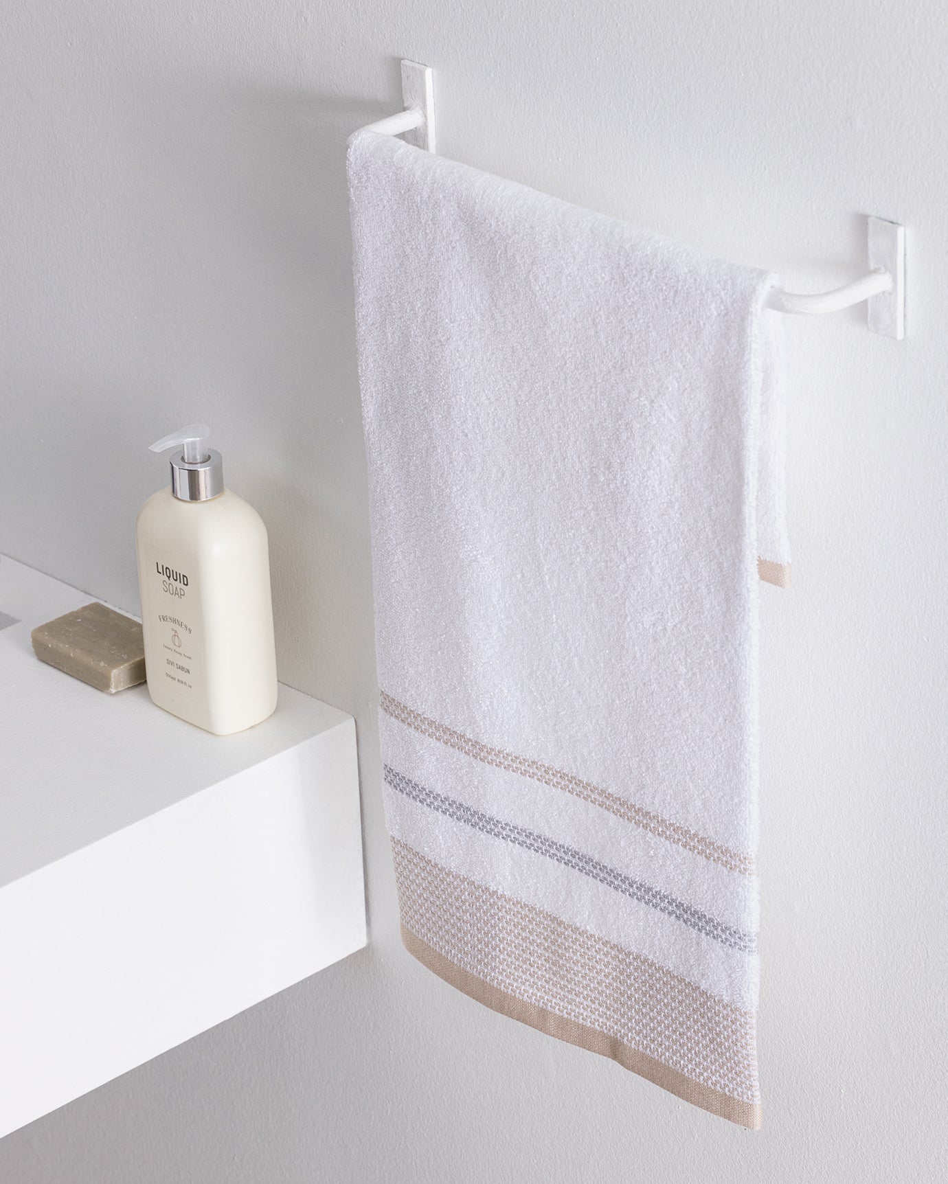 Premium Cotton Blend Face Towel - Soft & Absorbent Bathroom Essential