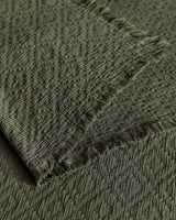 Premium Double Cotton Bedspread Khaki Luxury