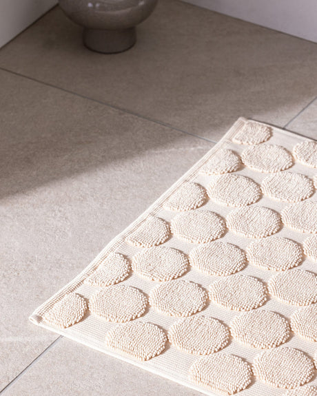 100% Cotton Bath Mat Foot Towel - Absorbent & Soft Bathroom Towel