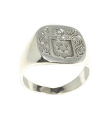 925 Sterling Silver Knight Ring - Bold Medieval Inspired Statement