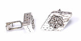 Men's Handmade 925 Sterling Silver Filigree Cufflinks