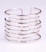 925 Sterling Silver Labyrinth Ring - Adjustable Fit