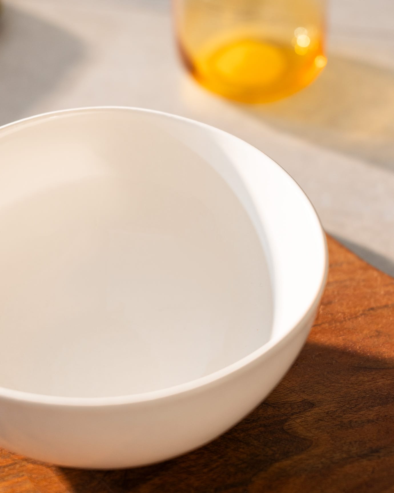 Souci Cream Decorative Serving Bowl - 17 cm