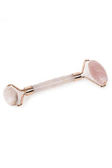 Natural Pink Quartz Face Roller - Double-Sided Facial Massager Tool