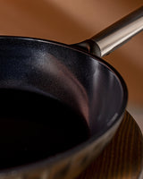 24 cm Brown Frying Pan Skillet - Freya Everyday Cookware
