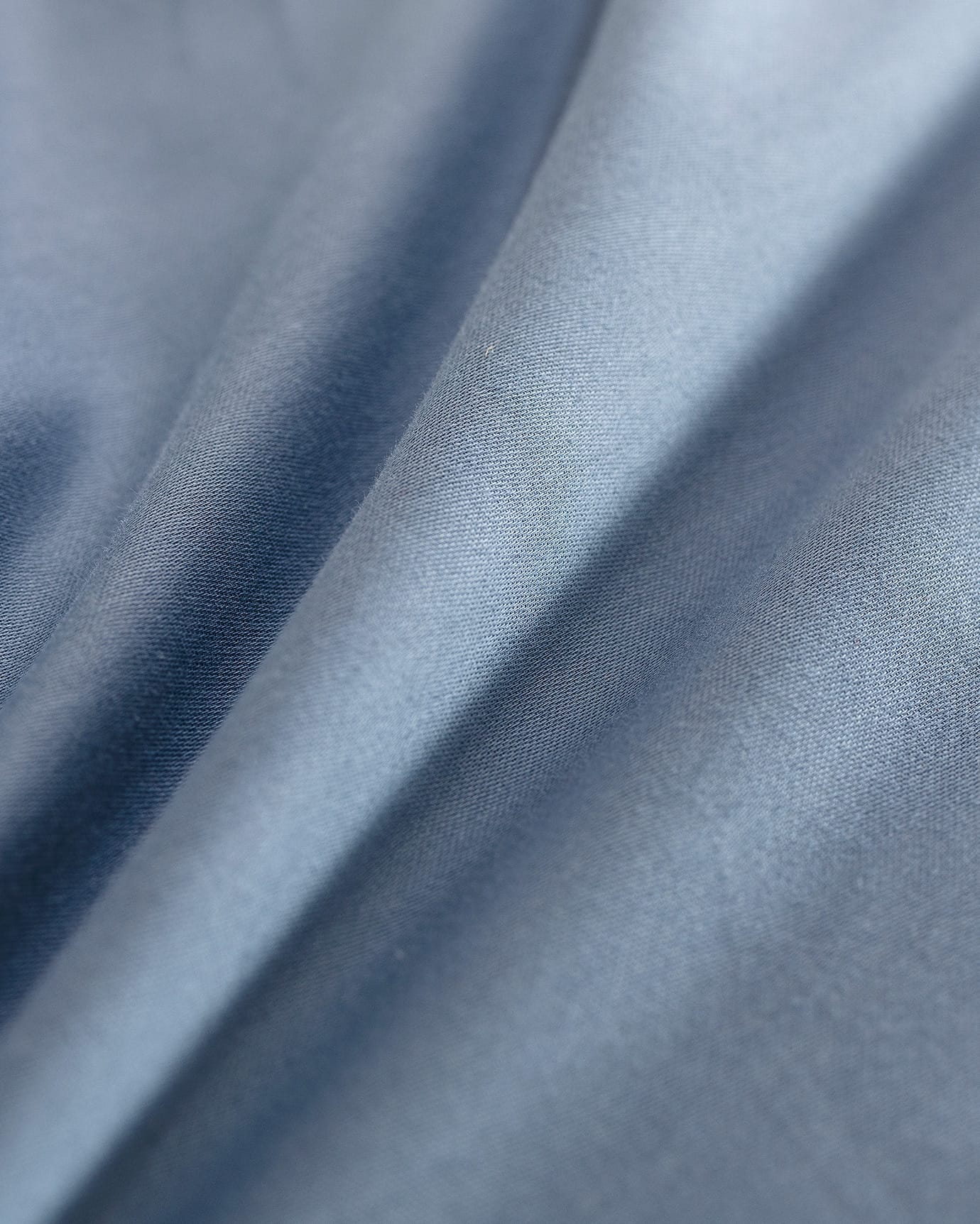 Double Size 100% Cotton Sateen Flat Sheet, Dark Blue