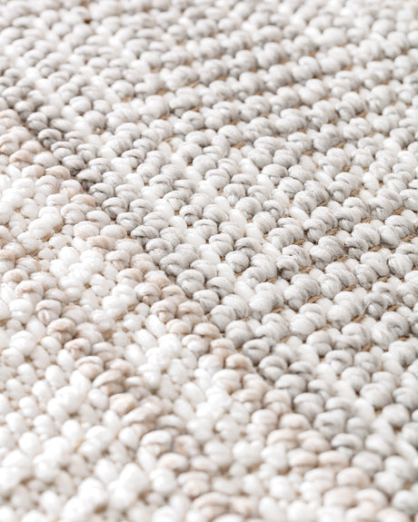 Polyester Area Rug - Durable & Modern Neutral Design