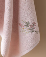 Luxurious Cotton Face Towel - Delicate Embroidered Touch