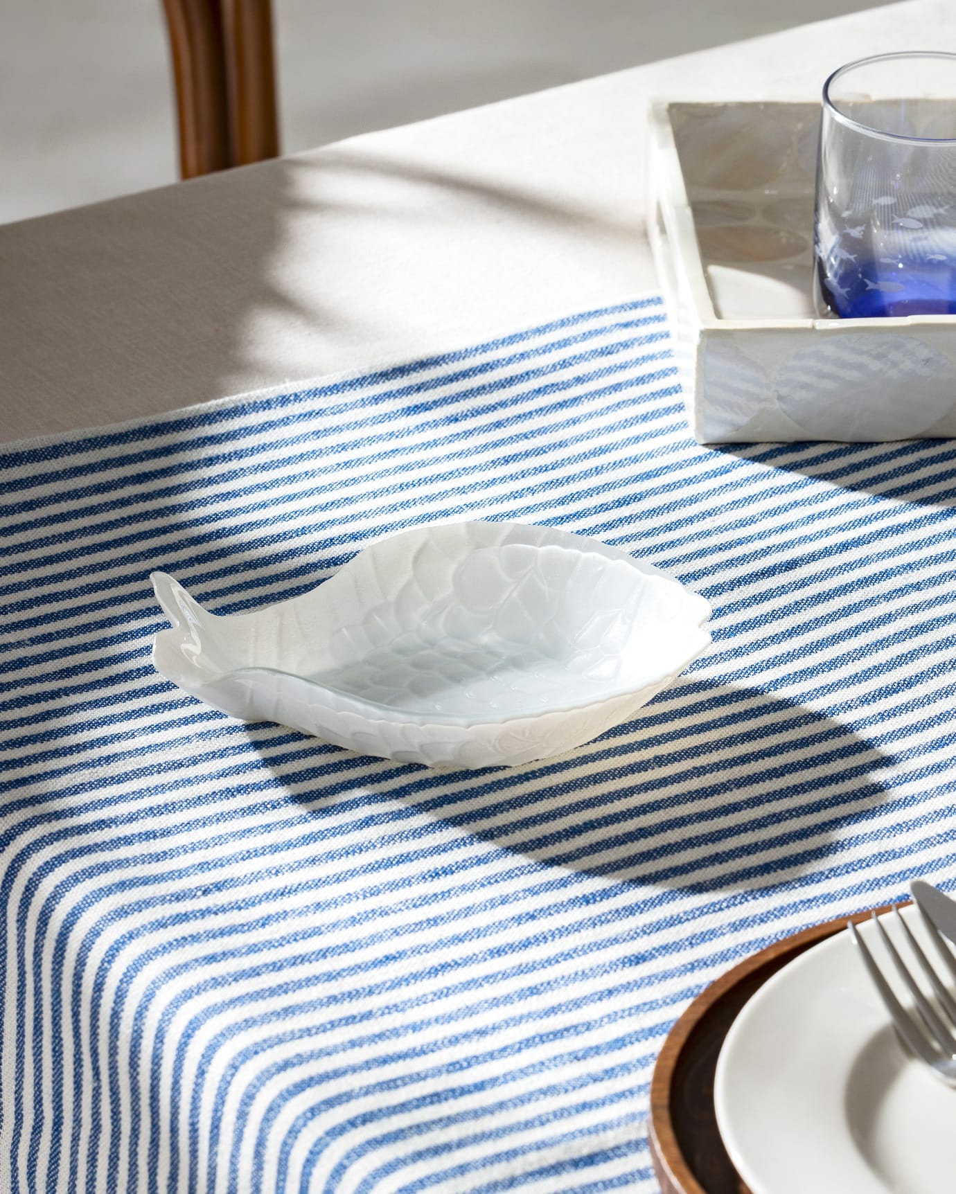 Small Glass Fish Plate - Appetizer & Sushi Serving Dish