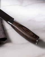 Renata Slicing Knife, Brown Handle Kitchen Blade for Precise Food Prep