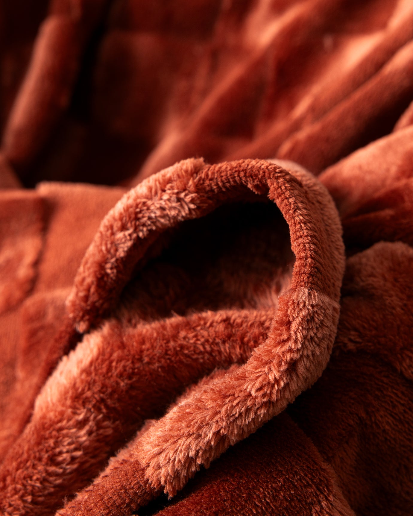 Ultra-Soft Welsoft Polyester TV Blanket - Terra Cotta Cozy