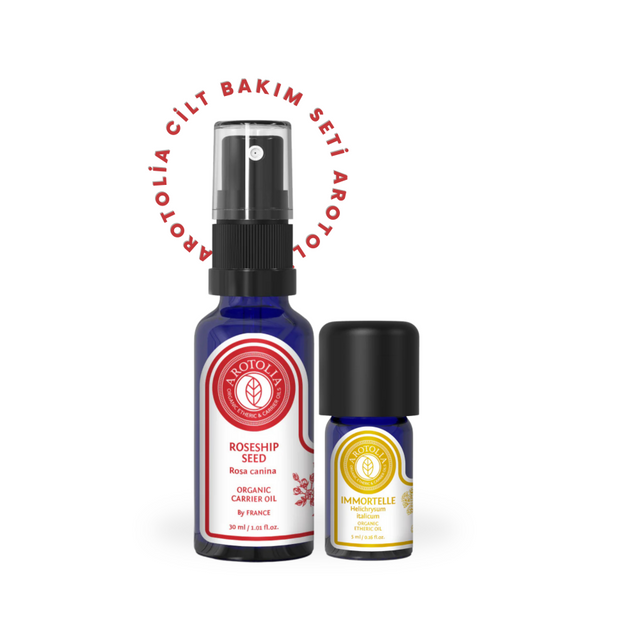 Rosehip & Immortelle Natural Skincare Set for Face