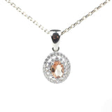 Premium 925 Sterling Silver Oval Zultanite Necklace
