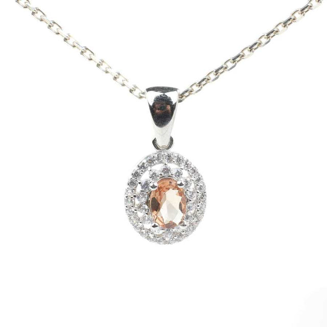 Premium 925 Sterling Silver Oval Zultanite Necklace