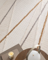 Polyester Area Rug - Modern Grey Design with Soft Pile