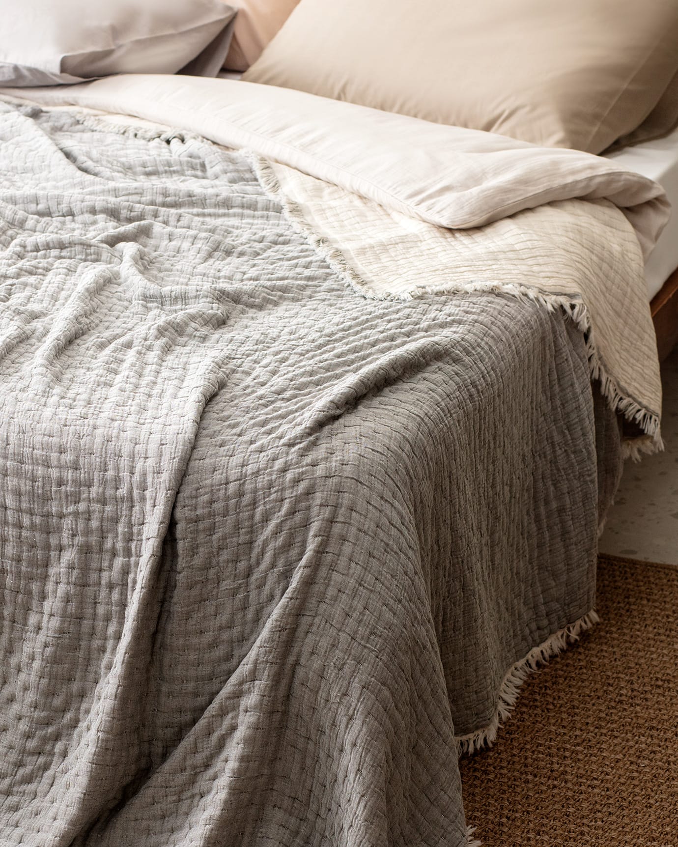 Grania King Size Cotton Bedspread - Premium Bedding Cover