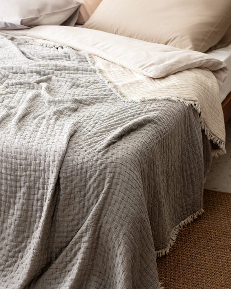 Grania King Size Cotton Bedspread - Premium Bedding Cover