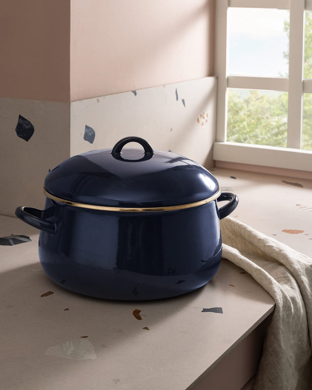 24 cm Blue Saucepan