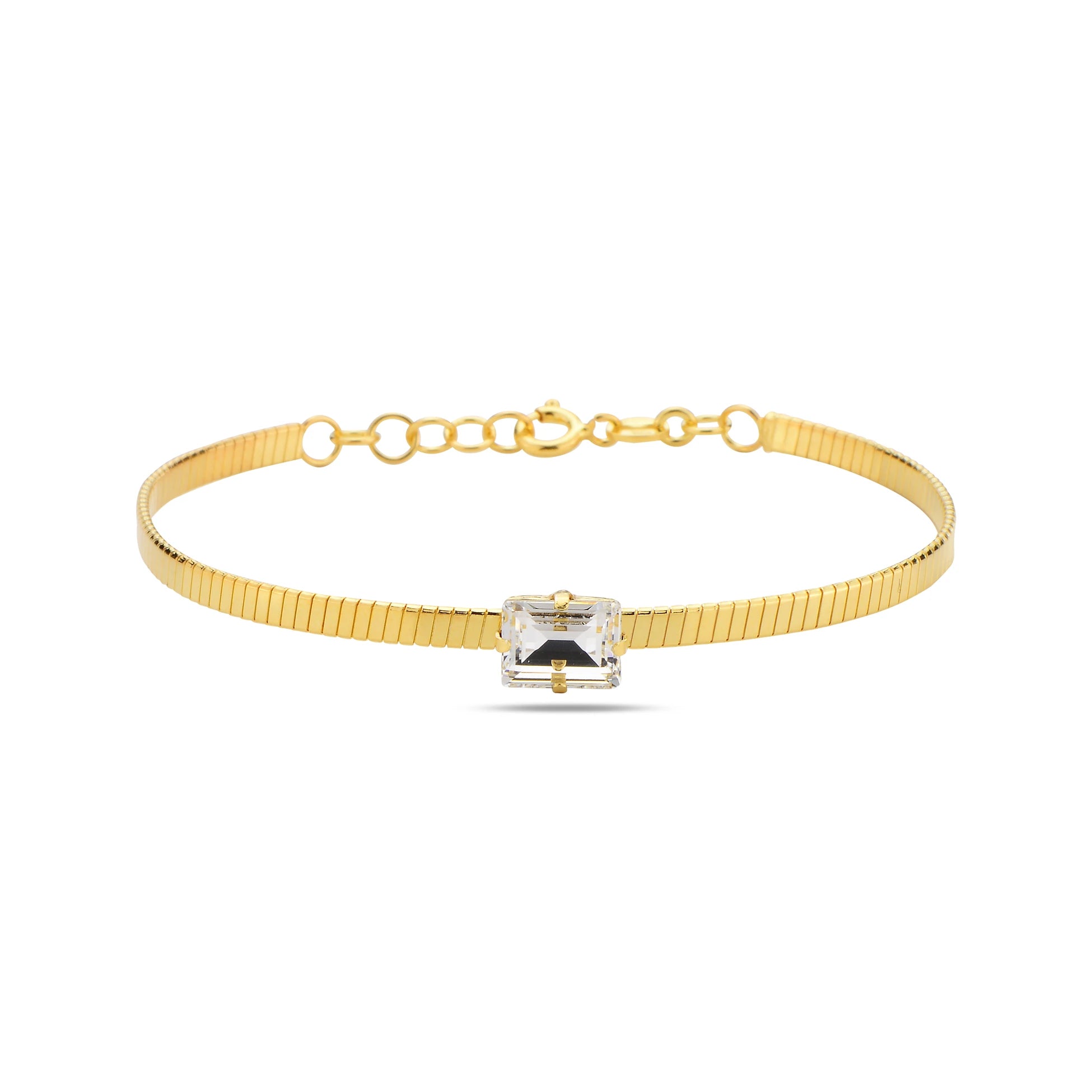 Brilliant Solitaire Armbånd - Elegant Fint Kædedesign