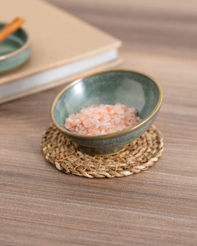 Cream Amorphous Ceramic Serving Bowl - Modern Decorative Dish