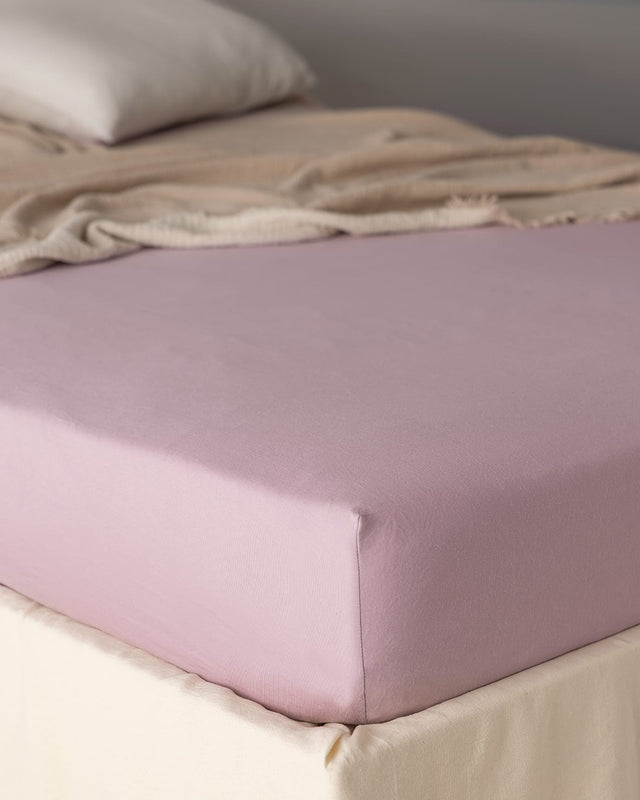 Belle Twin Cotton Bamboo Fitted Sheet