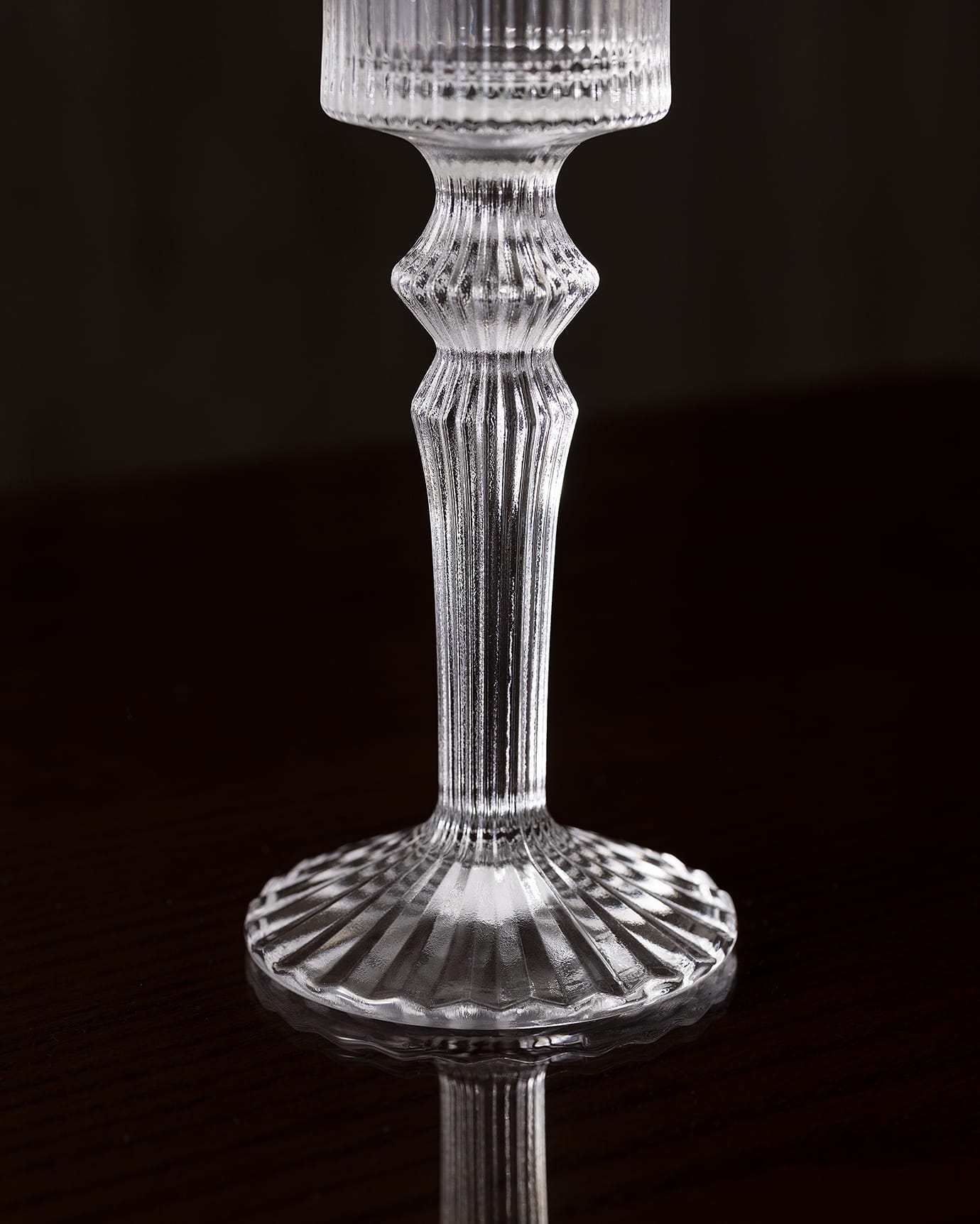 Clear Glass 4-Piece Champagne Flute Set - Parisian Elegance