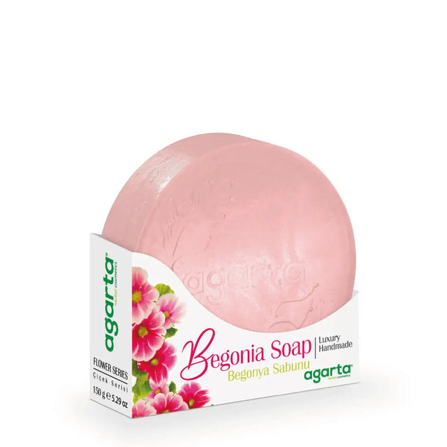 Natural Begonia Bar Soap - Gentle Cleansing 150g