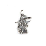 925 Sterling Silver Caucasian Dancers Pendant - Oxidized Finish
