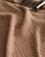 Premium Cotton Blend Double Bedspread - Soft & Elegant