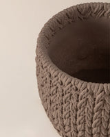 Dolly Decorative Plant Pot - Taupe - 11 cm Indoor Flower Planter