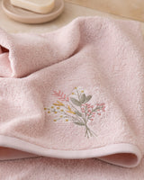 Luxurious Cotton Face Towel - Delicate Embroidered Touch